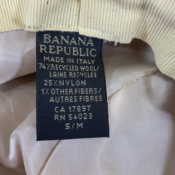 Banana Republic Wool Laine Bucket Hat Brown& tan Made in Italy Lined - Picture 7 of 11